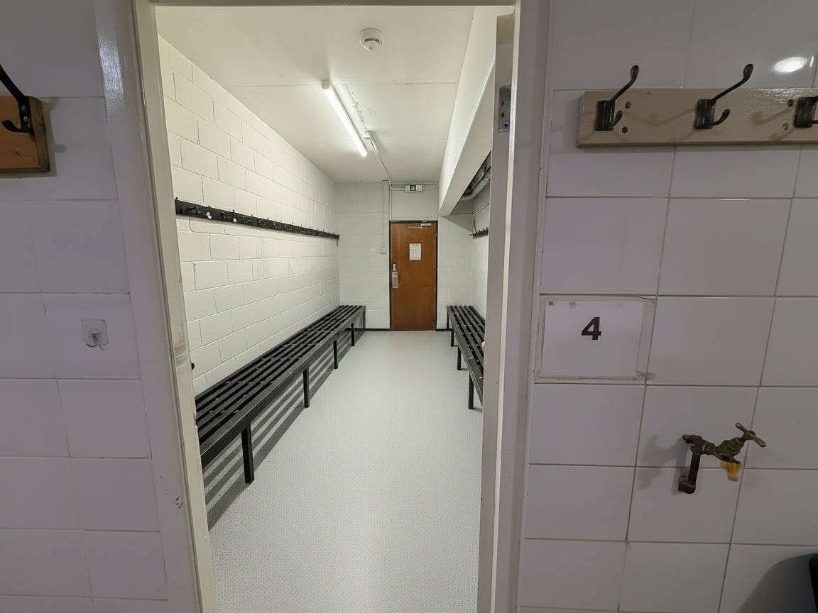 Changing room 4 after - indicative visualisation