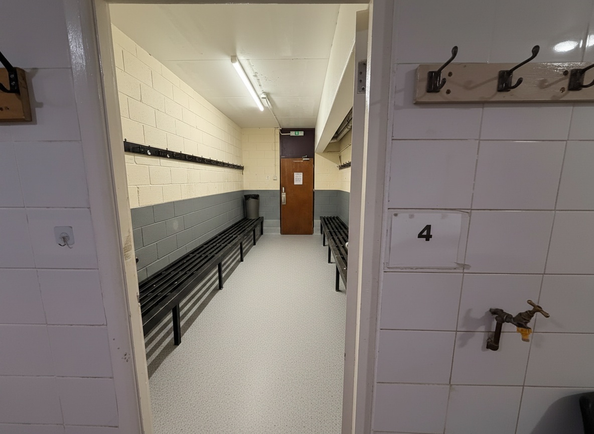 Changing room 4 after - indicative visualisation