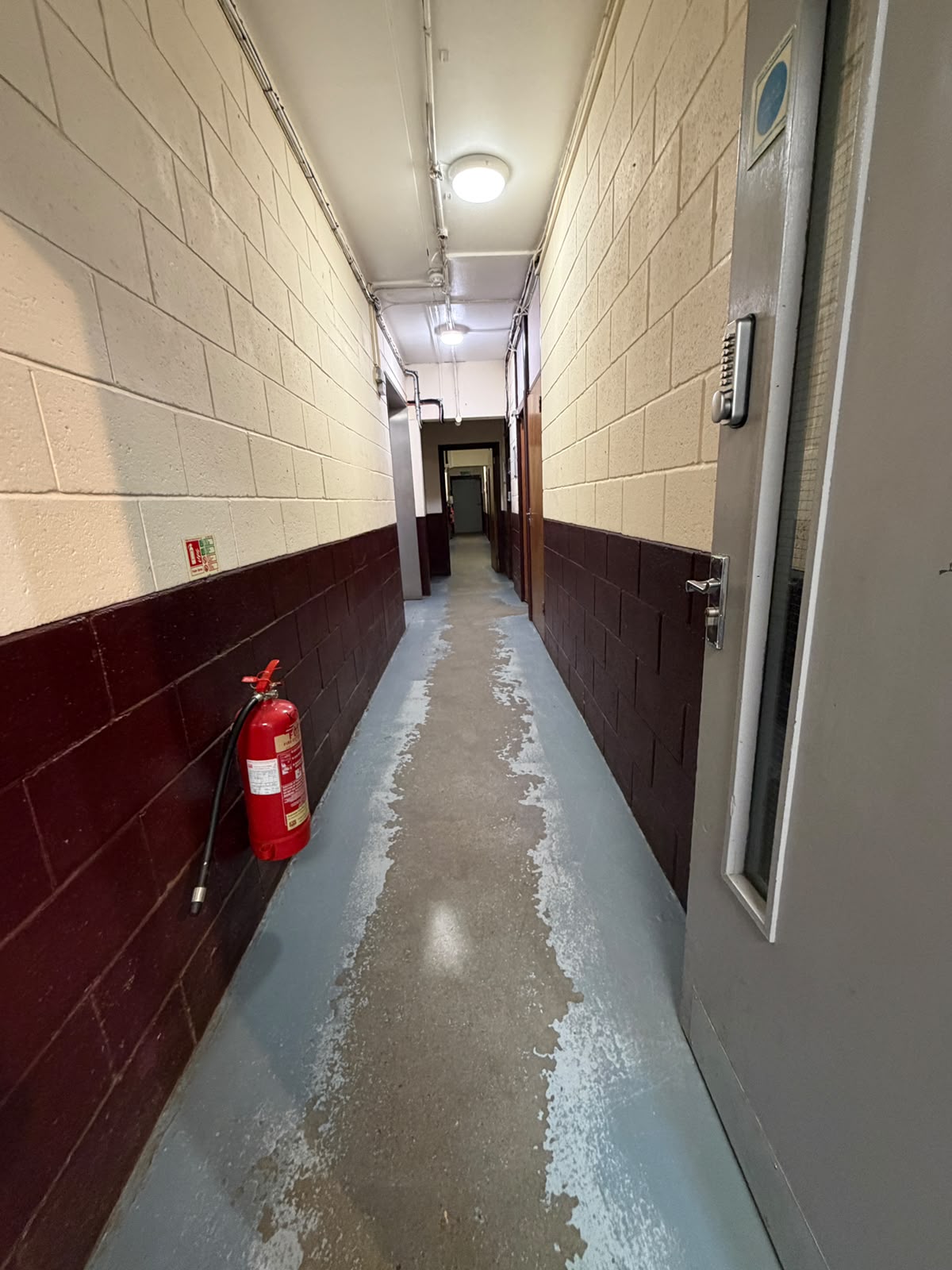 Corridor before