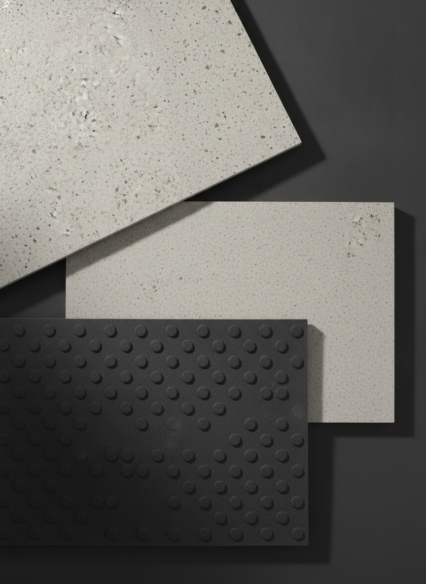 Option C - premium vinyls plus studded rubber